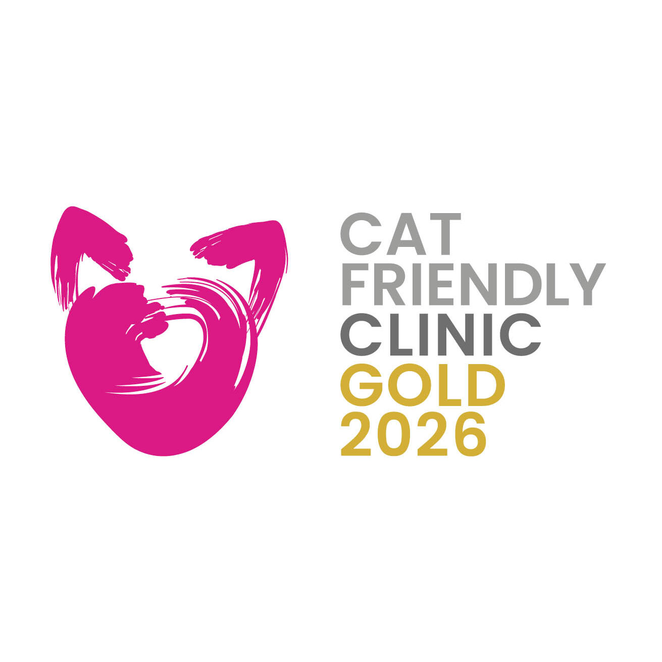 Cat Friendly Clinic Gold 2026 accreditation 2x